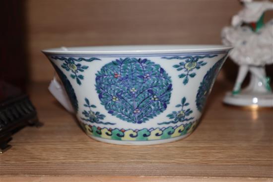 A Chinese doucai bowl height 15.5cm